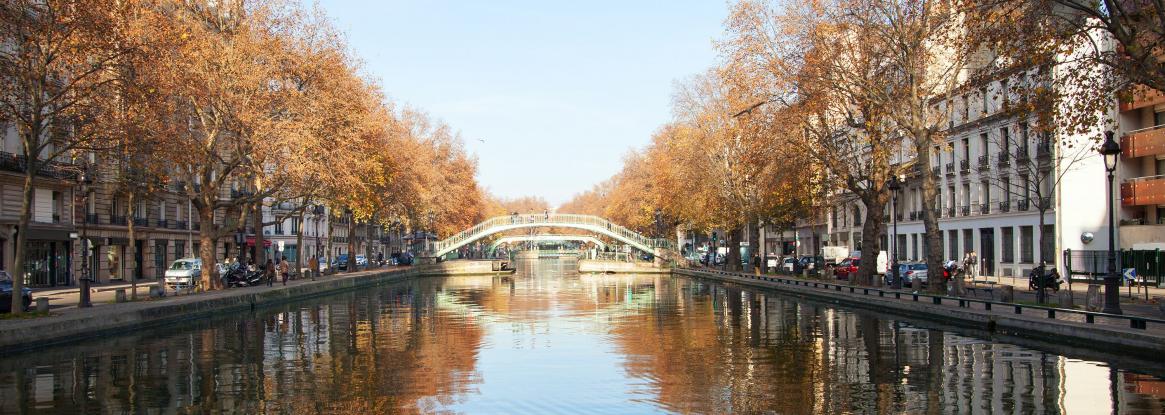 Balade automnale au Canal Saint-Martin